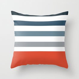 Fancy stripes Throw Pillow
