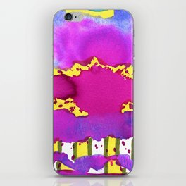 Lively Abstract Watercolor iPhone Skin