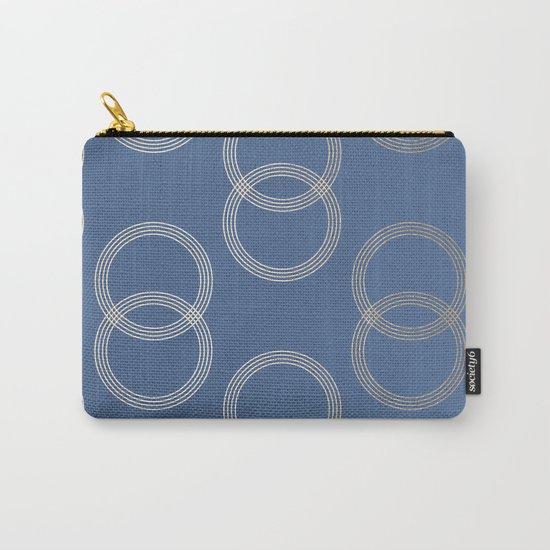 Simply Infinity Link in White Gold Sands on Aegean Blue Carry-All Pouch