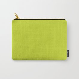 Solid Citrus Lime Color Carry-All Pouch