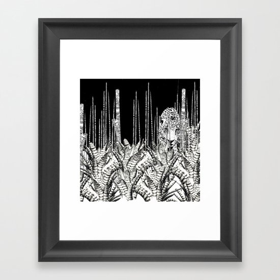 Camouflage UZU JUNGLE Framed Art Print