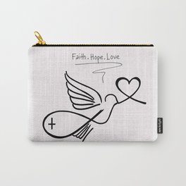 FAITH.HOPE.LOVE_0002 Carry-All Pouch