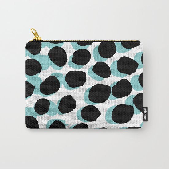 Malea Print - Spots, Dots, painterly pattern, design, painted design, print surface design Carry-All Pouch