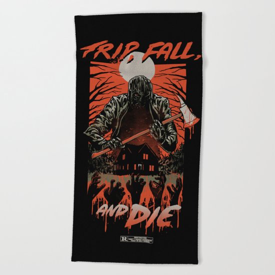 Every Slasher Movie Beach Towel