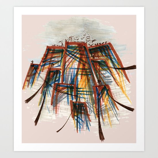 The City pt. 5 Art Print