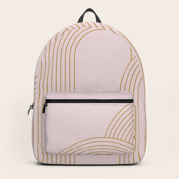 Mid century Modern Rainbow 6a Backpack by mysticminimals Society6