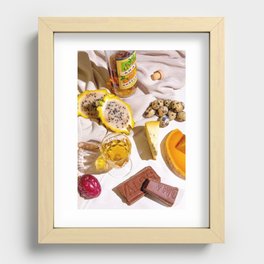 Chocolate and Cheese  Recessed Framed Print