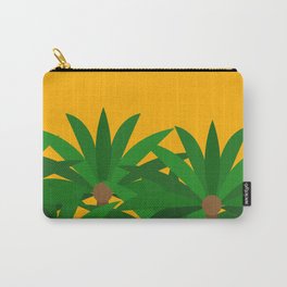 Palms Tree and Yellow Sky Carry-All Pouch