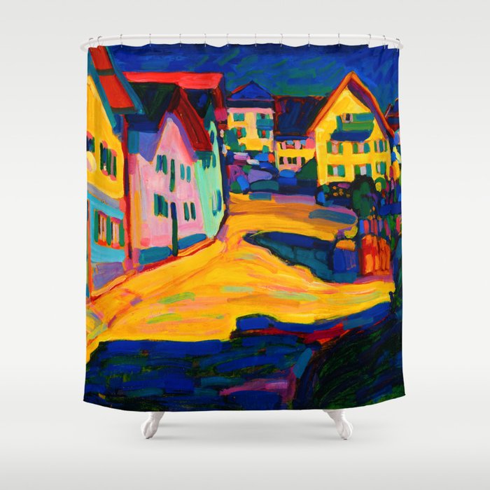 Wassily Kandinsky, New colors Shower Curtain