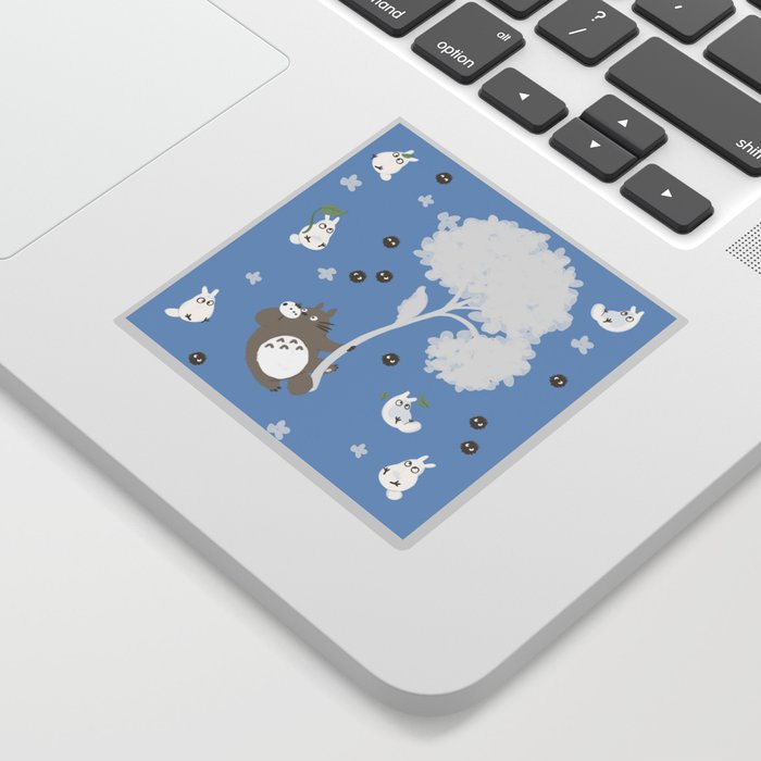 Totoro's garden 1 Sticker