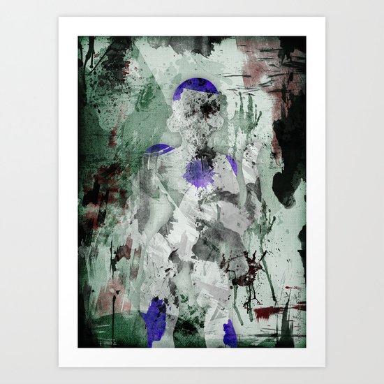 Lord Frieza - Digital Watercolor Painting Art Print
