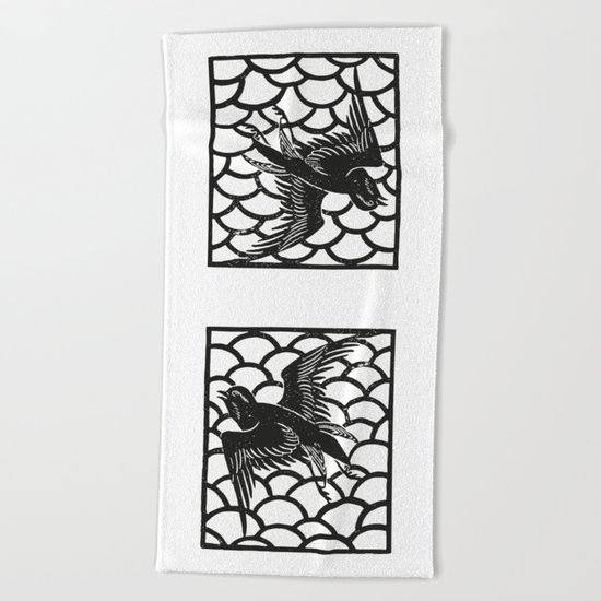 Bird Beach Towel