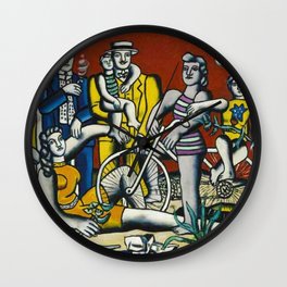 Man in the New Age by Fernand Leger Wall Clock