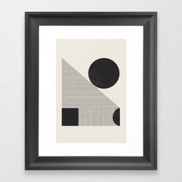 GEO Paper Composition Framed Art Print