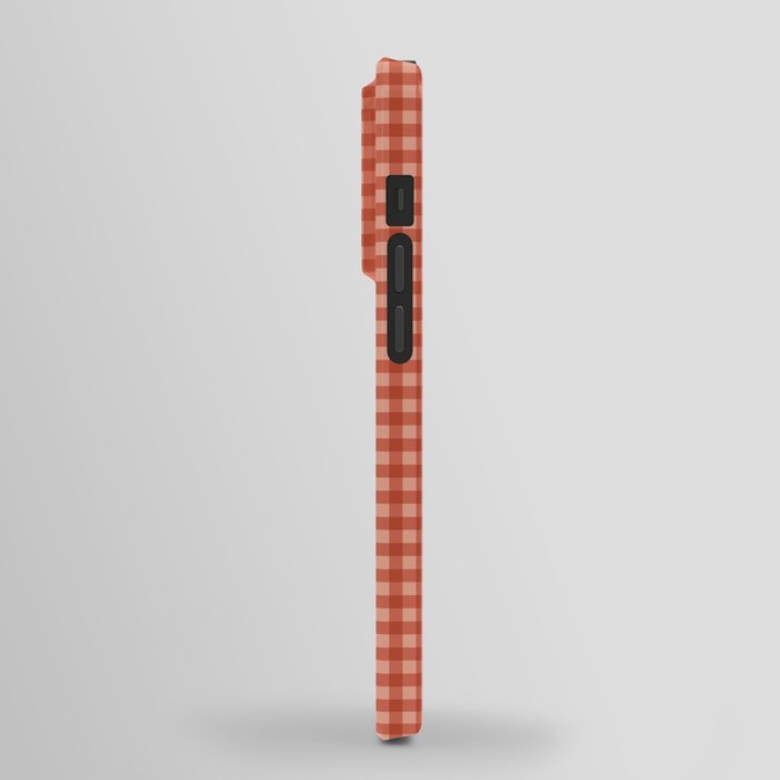 Gingham Plaid Pattern - Strawberry Red