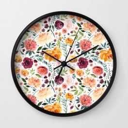 Spring Garden Wall Clock