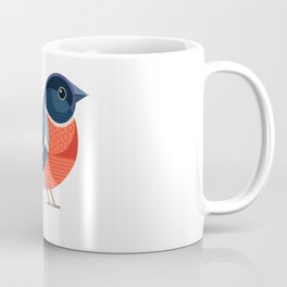 Funny Bullfinch. For Christmas decoration, posters, banners, sales and other winter events.  Coffee Mug