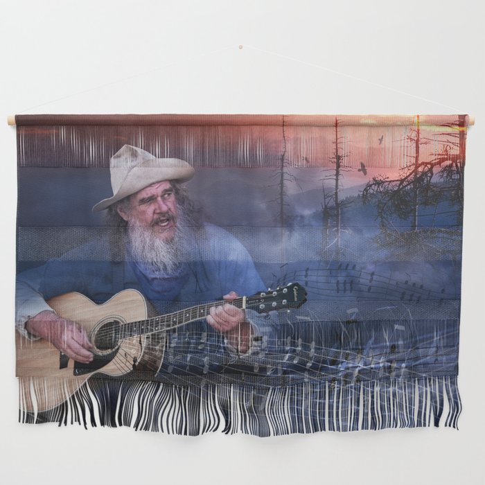 Folk Music In The Hills Wall Hanging