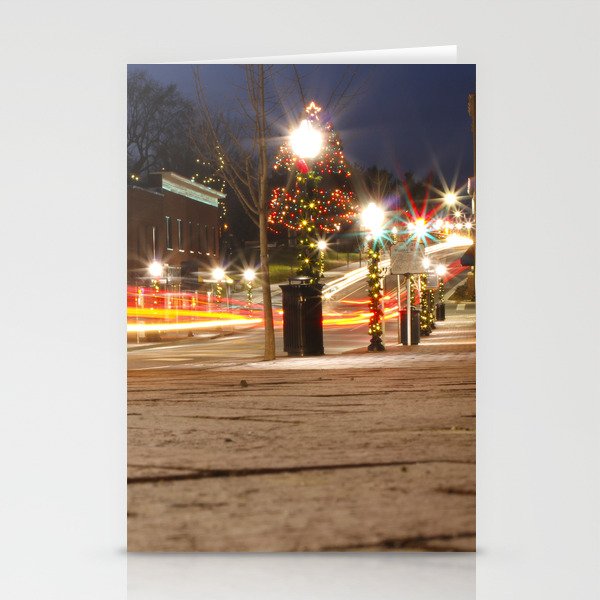 Downtown Blacksburg Christmas Stationery Cards