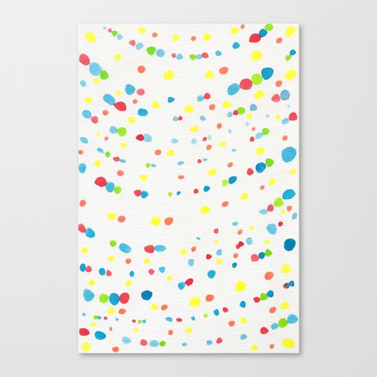 Dot Painting #society6 #buyart Canvas Print