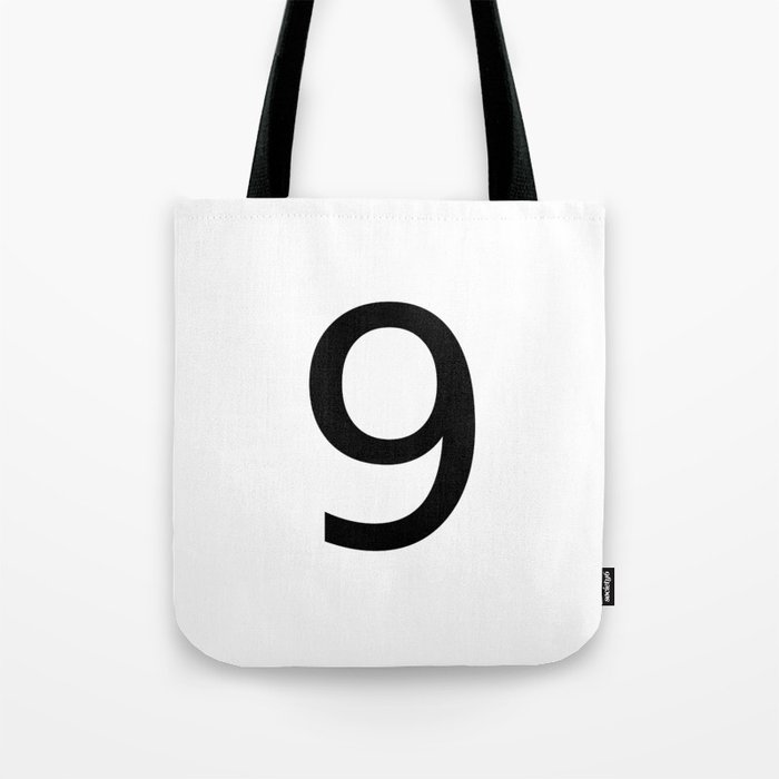 9 - Nine Tote Bag