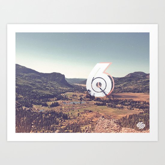 Characters in Nature Art Print