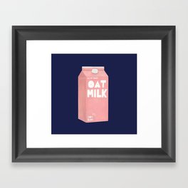 Oat Milk Pop Art Framed Art Print