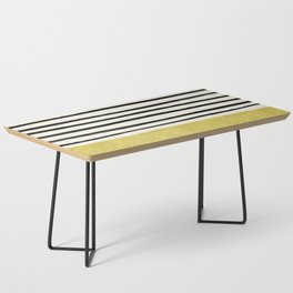 Gold x Stripes Coffee Table
