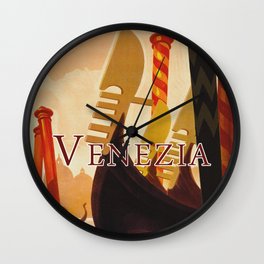 Venezia Italia ~ Venice Italy Travel Wall Clock