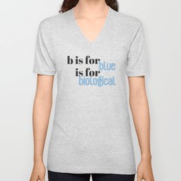 B is for V Neck T Shirt