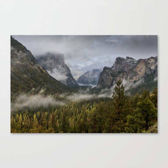 Yosemite National Park / Tunnel View 4/26/15 Canvas Print