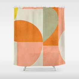 abstraction geometric 3 Shower Curtain
