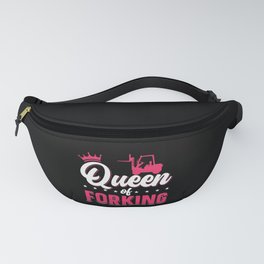Forklift Operator Queen Of Forking Driver Truck Fanny Pack