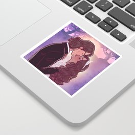 Dimitri and Rose wedding shot 2 Sticker