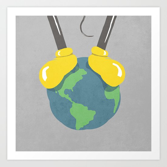 it is a small world after all (mouse version) Art Print