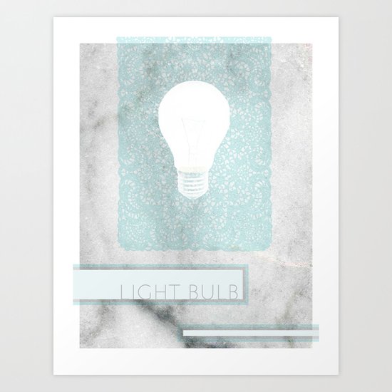 LIGHTBULB Art Print