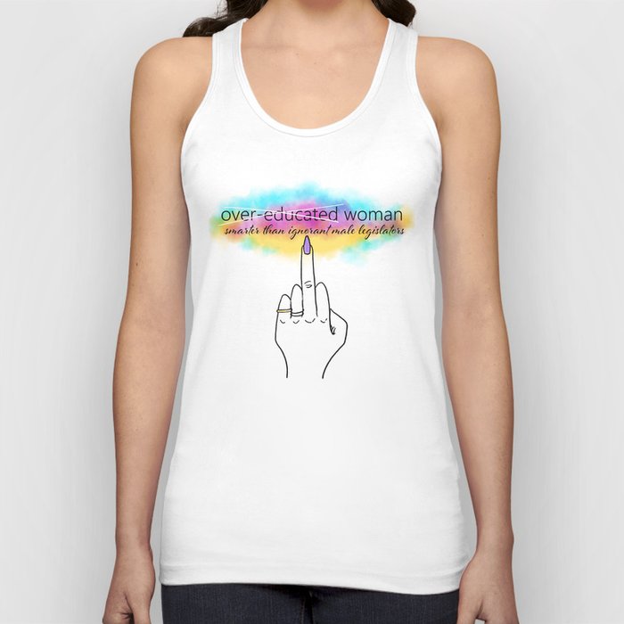 OverEducated Woman Tank Top
