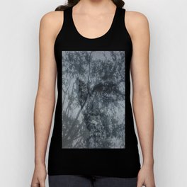 Remember To Breathe: Monochromatic Tree & Portrait Becoming One Tank Top