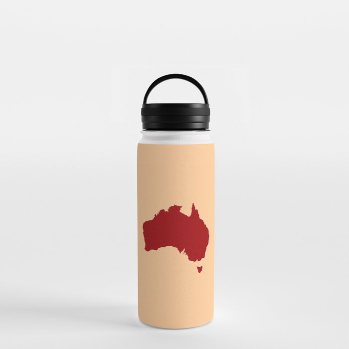 Shape of Australia 2 Water Bottle