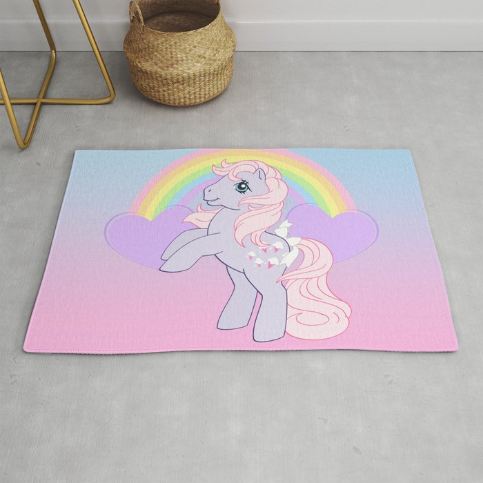G1 My Little Pony Lickety Split Rug By Gertee Society6
