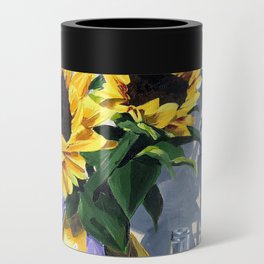 Painted Sunflowers by Amy Herman Can Cooler