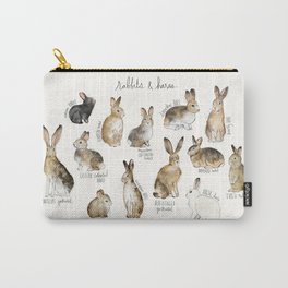 Rabbits & Hares Carry-All Pouch
