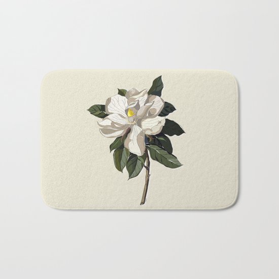 Within a Flower Bath Mat