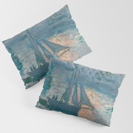 Sunrise Marine by Claude Monet, 1873 Pillow Sham