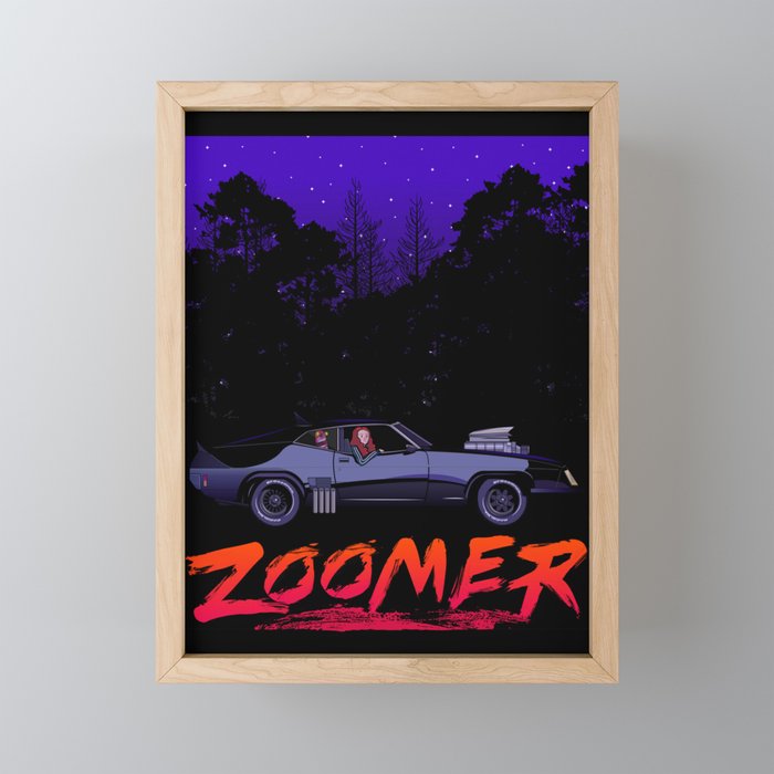 ZOOMER Framed Mini Art Print