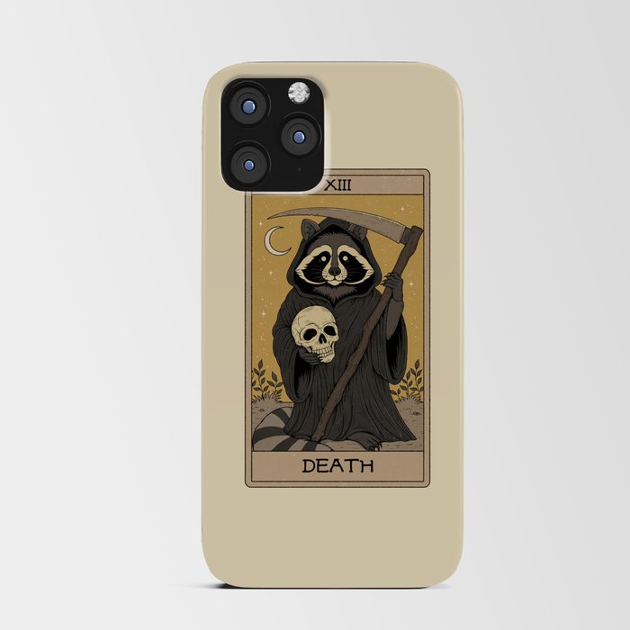 Death - Raccoons Tarot iPhone Card Case