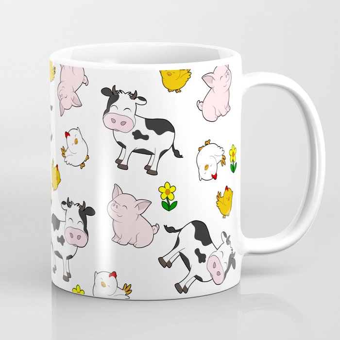 The Farm Pattern Coffee Mug
