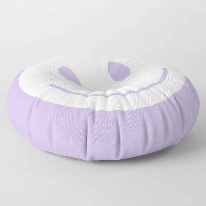 Happy Thoughts Lavender Floor Pillow