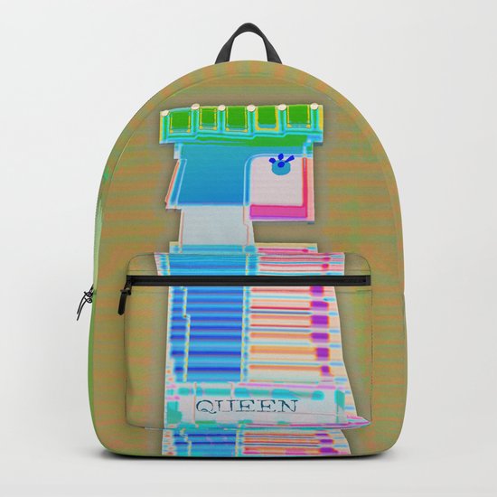 QUEEN / White / Chess Backpack