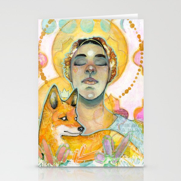 The Goddess and the Fox Stationery Cards